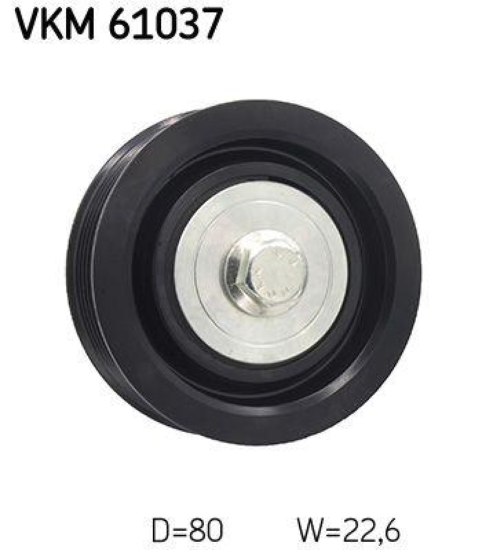 SKF Umlenk-/Führungsrolle, Keilrippenriemen VKM 61037
