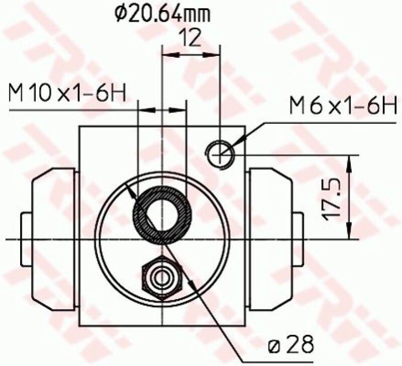 TRW Radbremszylinder BWF309