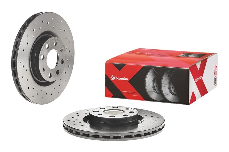 2x BREMBO Bremsscheibe XTRA LINE - Xtra