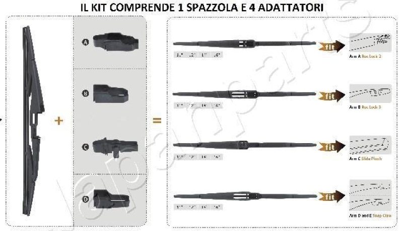 JAPANPARTS Wiper Blade
