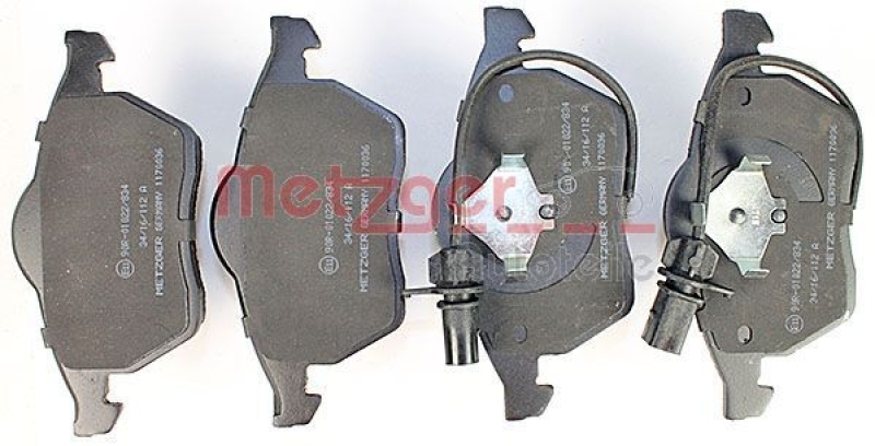 METZGER Brake Pad Set, disc brake