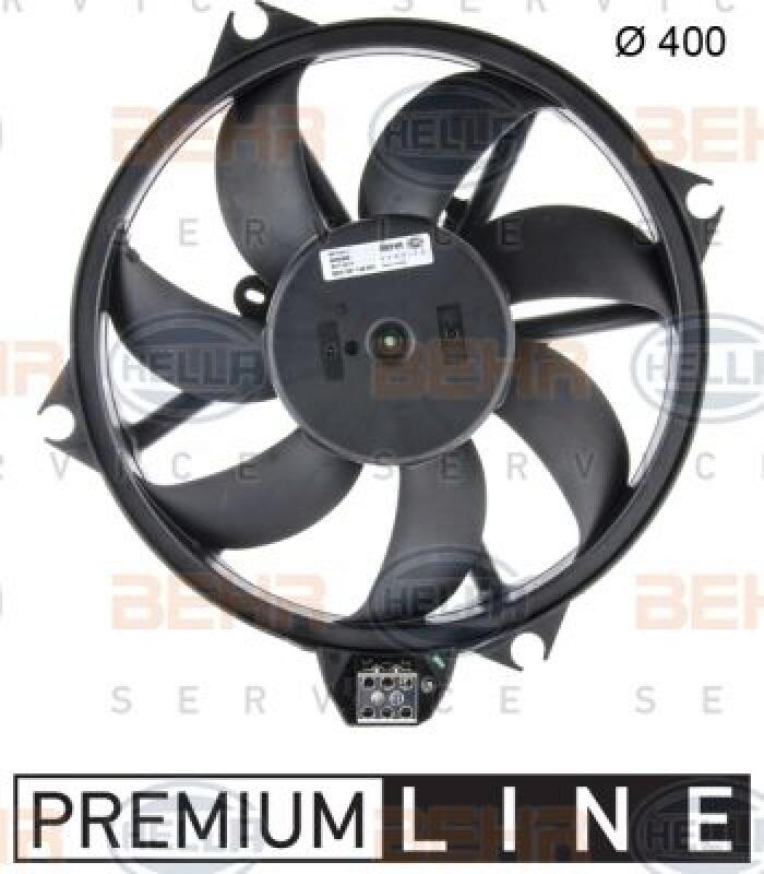 HELLA Lüfter, Motorkühlung BEHR HELLA SERVICE *** PREMIUM LINE ***