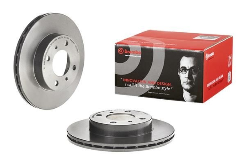 2x BREMBO Bremsscheibe PRIME LINE - UV Coated