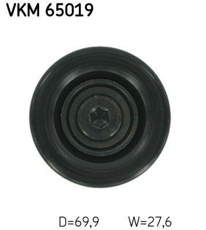 SKF Umlenk-/Führungsrolle, Keilrippenriemen VKM 65019