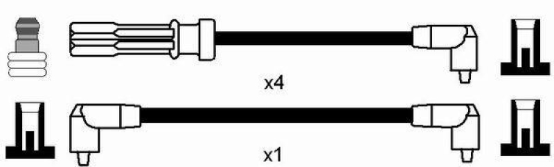 NGK Ignition Cable Kit