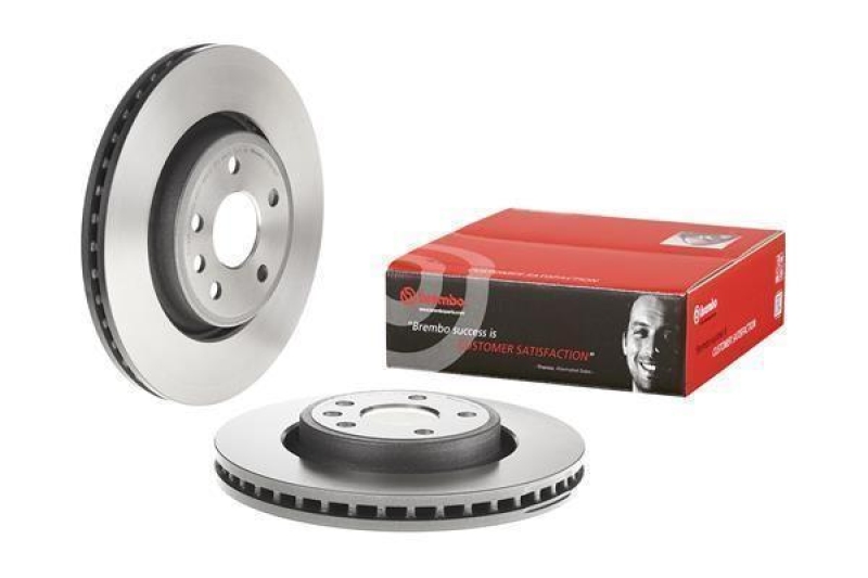 2x BREMBO Bremsscheibe PRIME LINE - UV Coated
