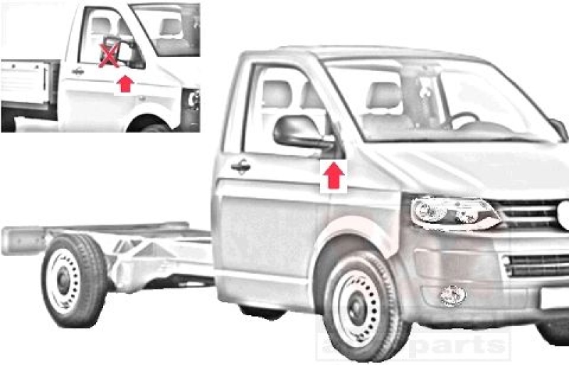 VAN WEZEL Außenspiegel * HAGUS * 5896804