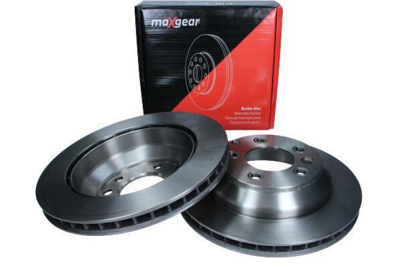 2x MAXGEAR Bremsscheibe 19-1833