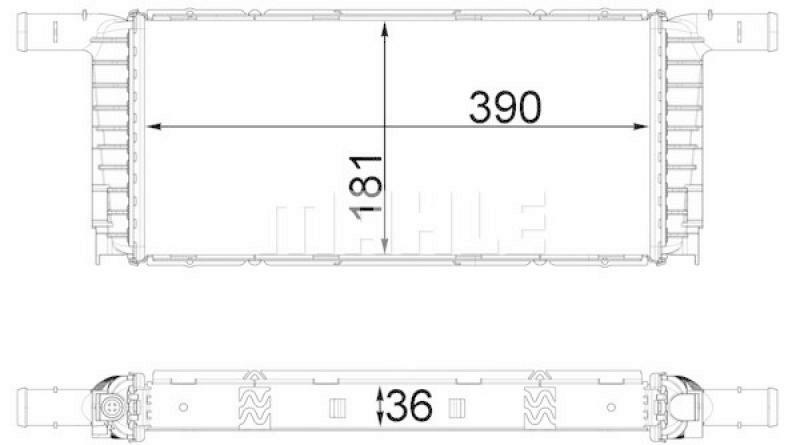 MAHLE Kühler, Motorkühlung PREMIUM LINE