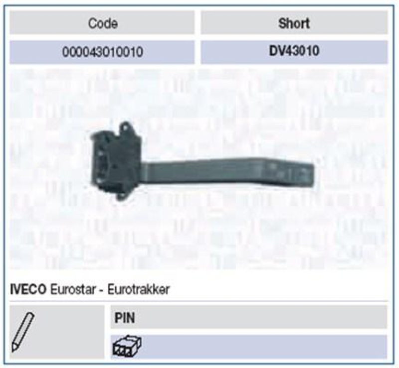 MAGNETI MARELLI Steering Column Switch