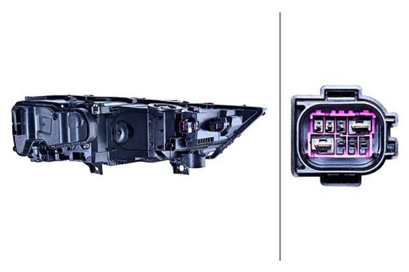 1x Hella Hauptscheinwerfer LED Links passend für Audi Q7 4MB 50 BJ ab 04/2019 45