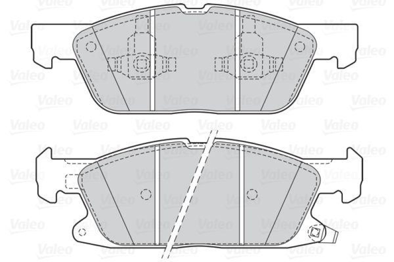 VALEO Bremsbelagsatz, Scheibenbremse 601588