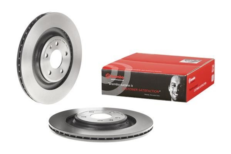 2x BREMBO Bremsscheibe COATED DISC LINE