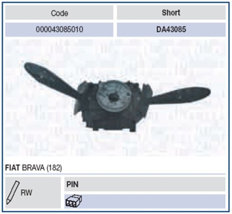 MAGNETI MARELLI Steering Column Switch