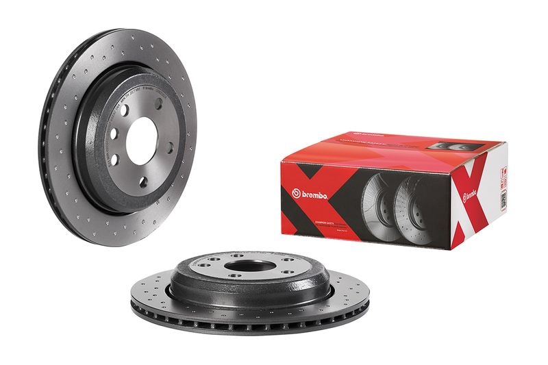2x BREMBO Brake Disc XTRA LINE - Xtra