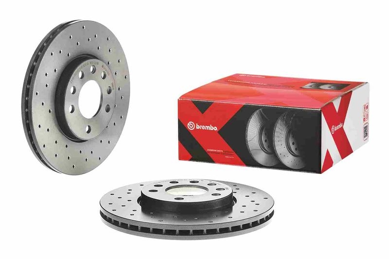 2x BREMBO Bremsscheibe XTRA LINE - Xtra