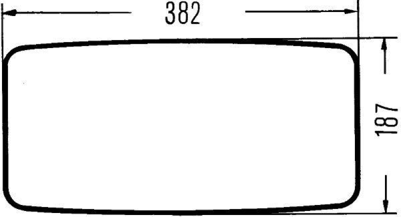 HELLA Außenspiegel 8SB 003 290-001