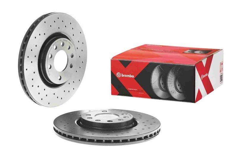 2x BREMBO Brake Disc XTRA LINE - Xtra