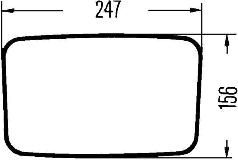 HELLA Außenspiegel 8SB 004 288-092
