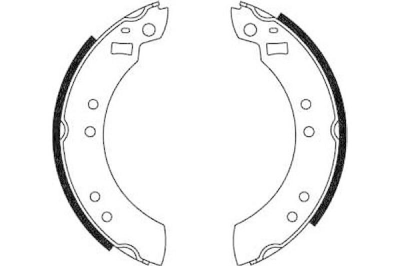 TRW Bremsbackensatz GS6124