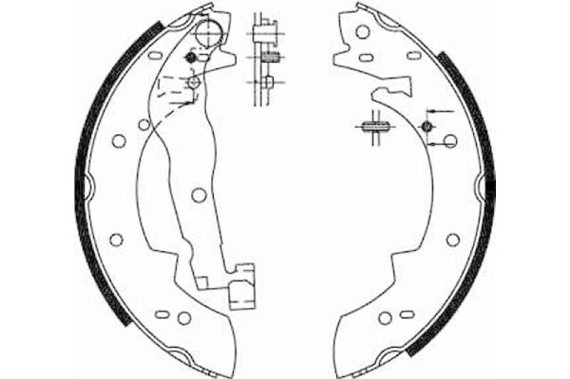 TRW Bremsbackensatz GS6190