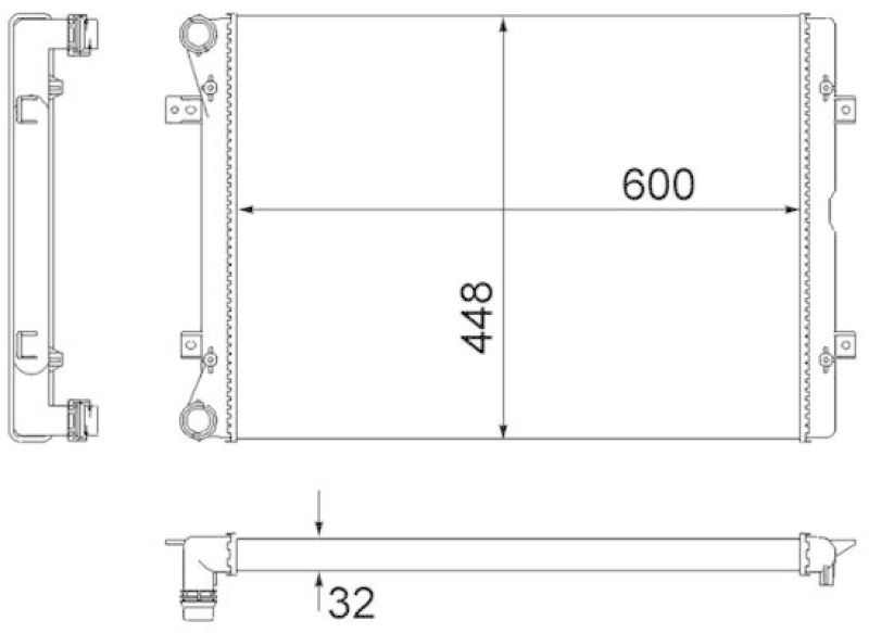 MAHLE Radiator, engine cooling BEHR