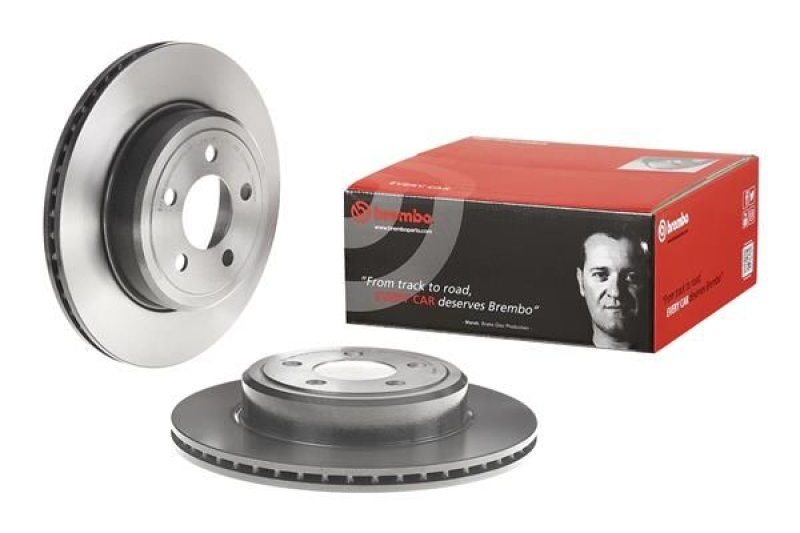 2x BREMBO Bremsscheibe PRIME LINE - UV Coated