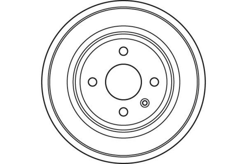 2x TRW Brake Drum