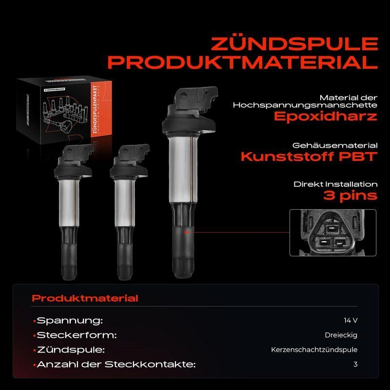 3x Frankberg Z&uuml;ndmodul Z&uuml;ndspule 5481FB0063609