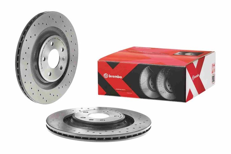 2x BREMBO Bremsscheibe XTRA LINE - Xtra