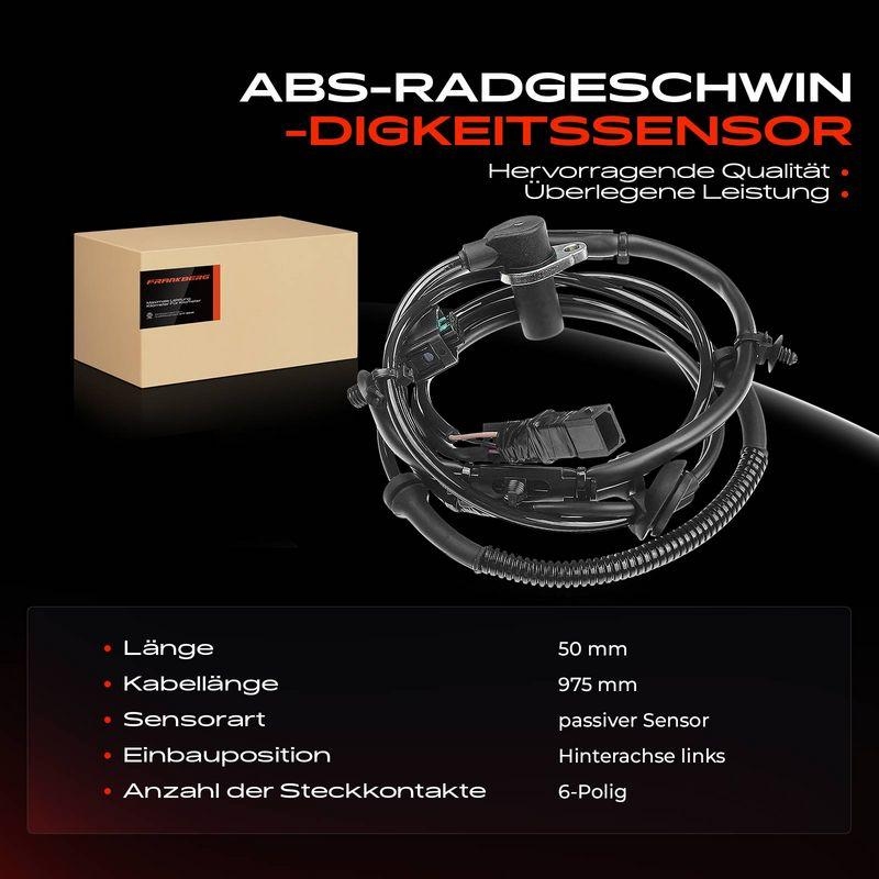 1x Frankberg ABS Sensor Hinterachse links 5481FB0000465
