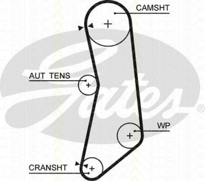 TRISCAN Timing Belt Set