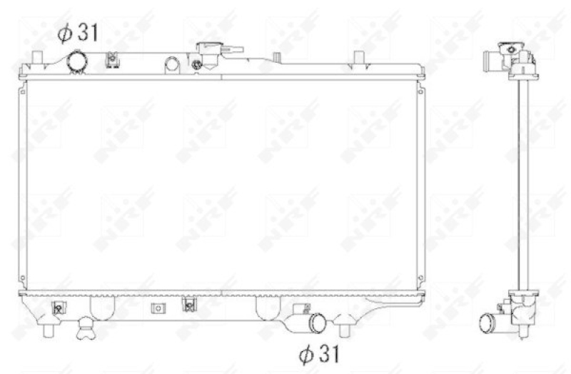 NRF Radiator, engine cooling