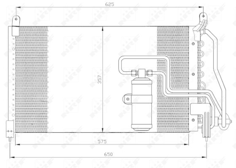 NRF Kondensator, Klimaanlage 35134