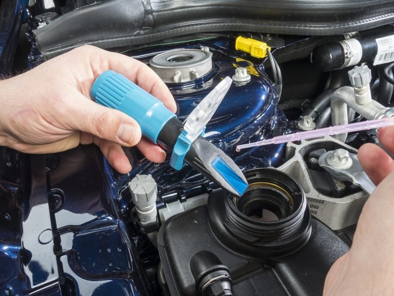 HAZET Frostschutz-/ Batteriesäureprüfgerät (Refraktometer)