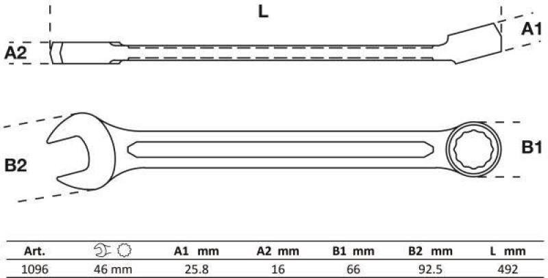 BGS Ring-/Open End Spanner