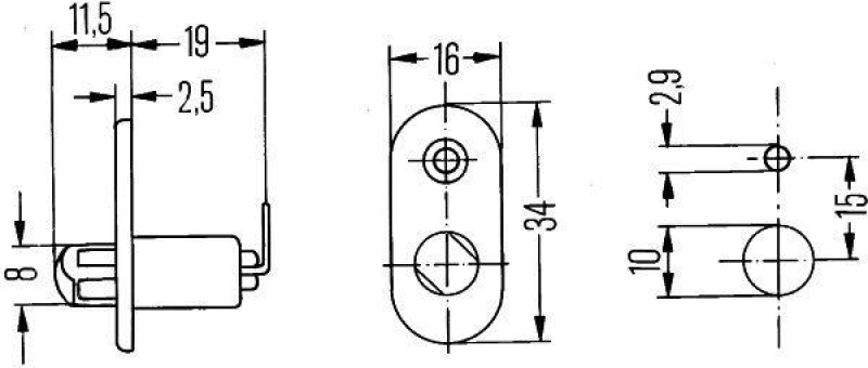 HELLA Schalter, Türkontakt 6ZF 004 365-011