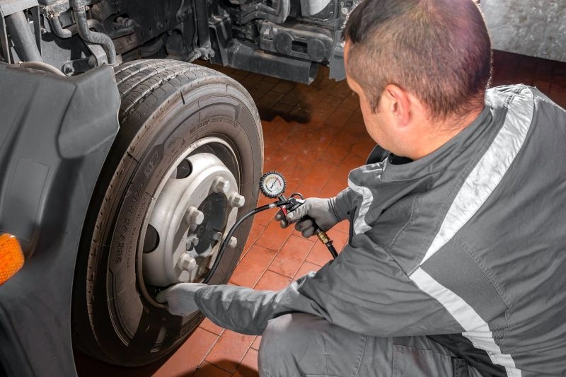 VIGOR Compressed Air Tyre Gauge/-Filler