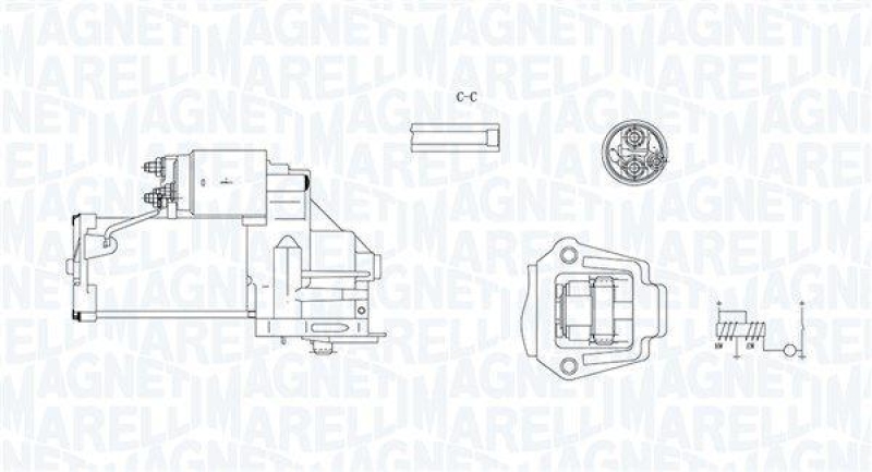 MAGNETI MARELLI Starter 63721245010