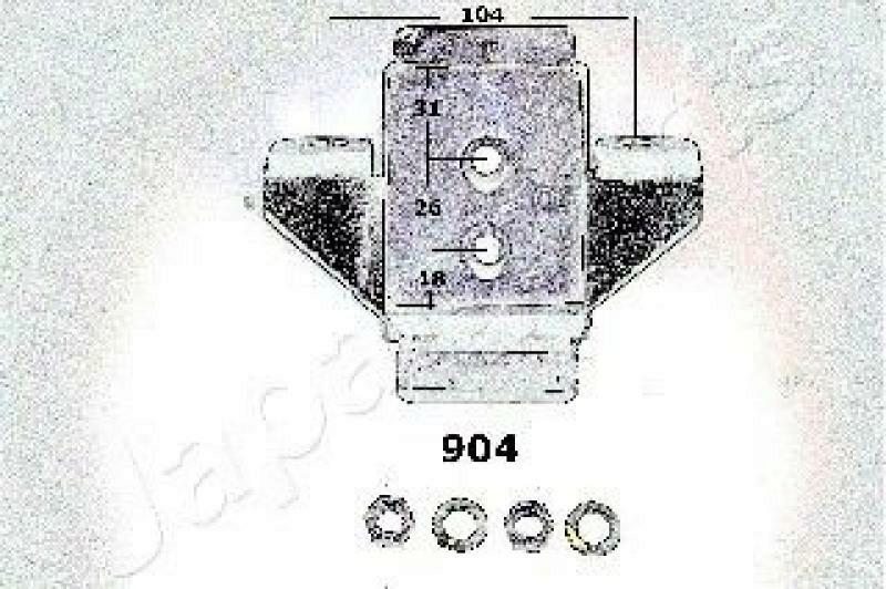JAPANPARTS Engine Mounting