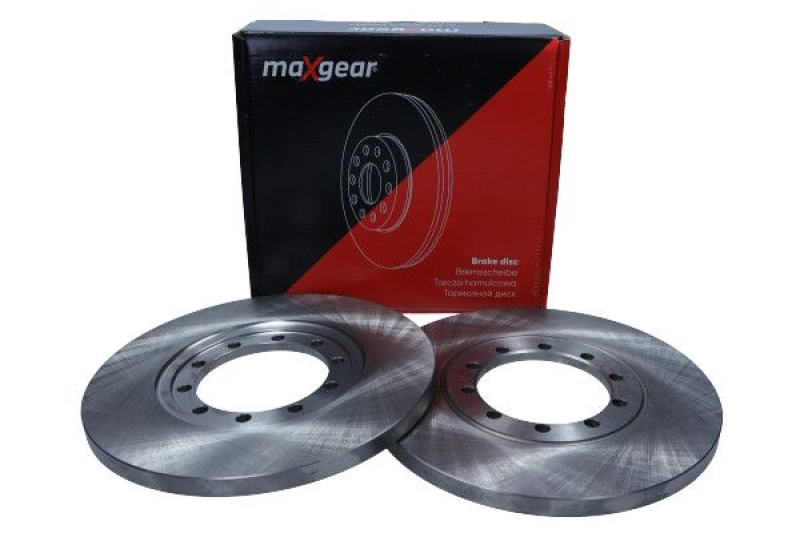 2x MAXGEAR Brake Disc