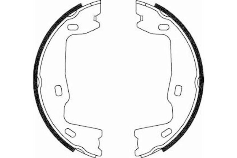 TRW Bremsbackensatz, Feststellbremse GS8223