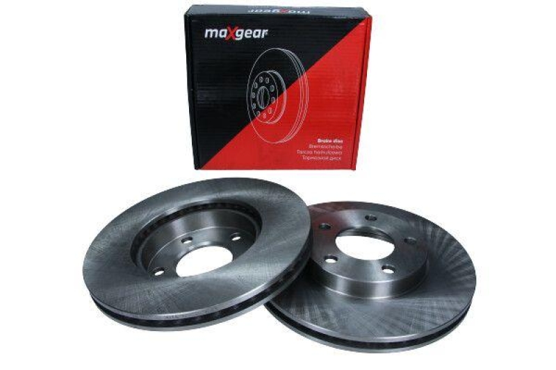 2x MAXGEAR Bremsscheibe 19-4739