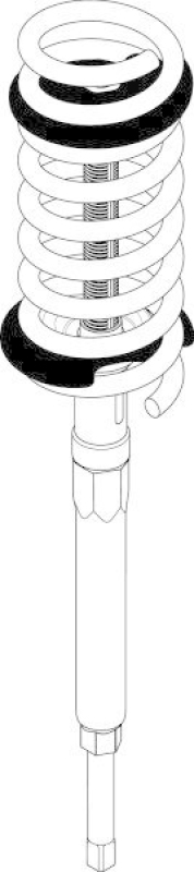 HAZET Spring Compressor, suspension spring Inside spring vice set