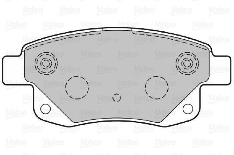 VALEO Bremsbelagsatz, Scheibenbremse ESSENTIAL 301738