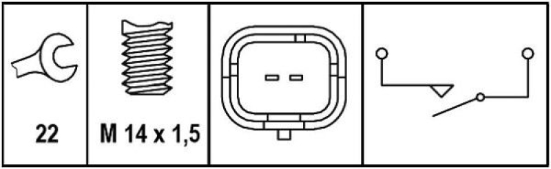 HELLA Switch, reverse light
