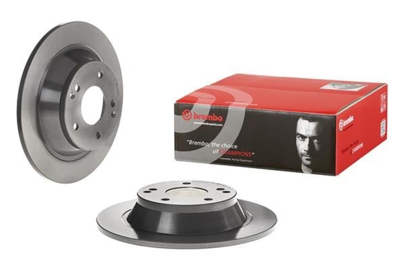 2x BREMBO Bremsscheibe PRIME LINE - UV Coated