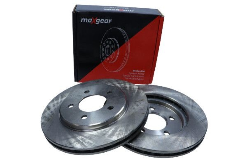 2x MAXGEAR Bremsscheibe 19-1004