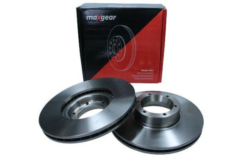 2x MAXGEAR Bremsscheibe 19-1005