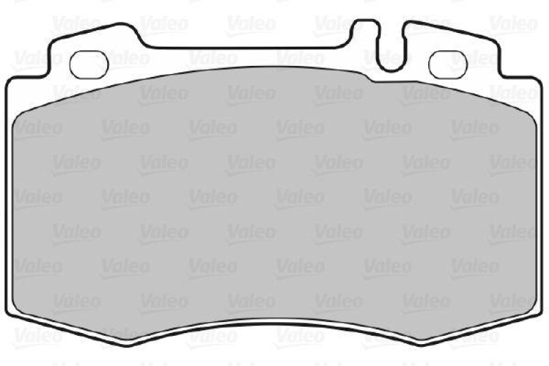 VALEO Bremsbelagsatz, Scheibenbremse 598445